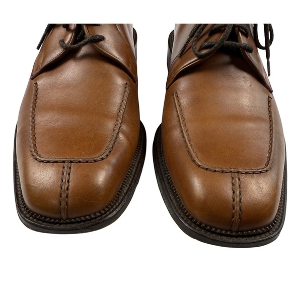 Magnanni Brown Leather Spilt Toe Derby Shoes Men\'s Size 10 D #8114 Made in Spain main image 7